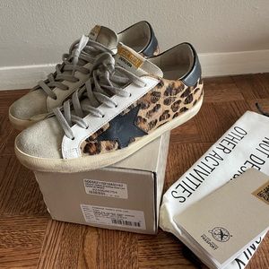 Golden goose superstar sneakers leopard EU size 35